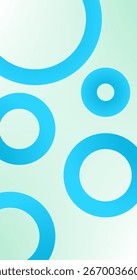 Fundo azul abstrato com círculos Gradiente Design