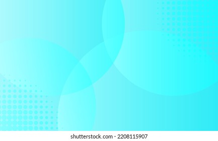 Abstract blue background with circles and halftone effect