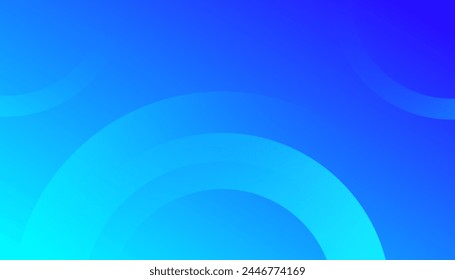 Abstract blue background with circles. Modern and Creative Trend design in vector illustration