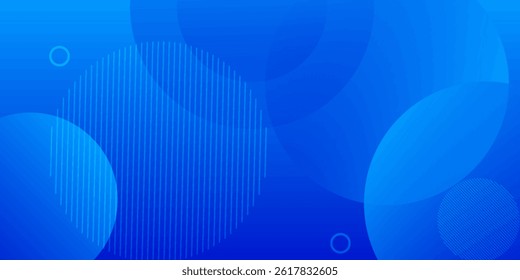 Abstract blue background with circles. modern Vector illustration.