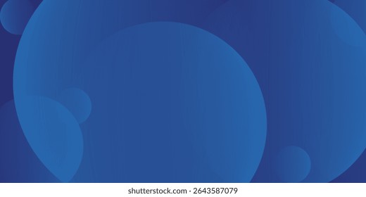 Fundo azul abstrato com círculos. Ilustração vetorial