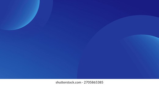 Abstrakter blauer Hintergrund mit Kreisen. Vektorgrafik