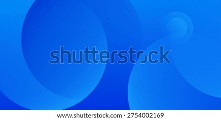 Abstract blue background with circles. Vector illustration