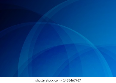 Abstract blue background, circular overlay