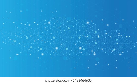 Fondo azul Abstractas con Formas circulares