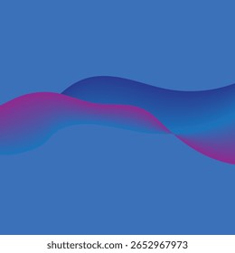  Abstract blue background with color waves,and modern wavy shapes in red and blue


