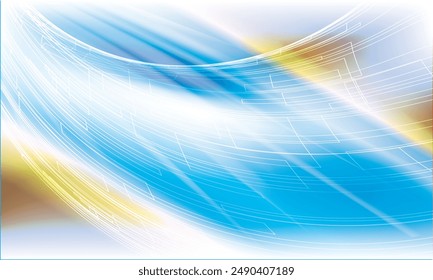 Abstract Blue Background with colorful mesh. use for banner, cover, poster, wallpaper, design, Presentation design, banner, brochure, and business card