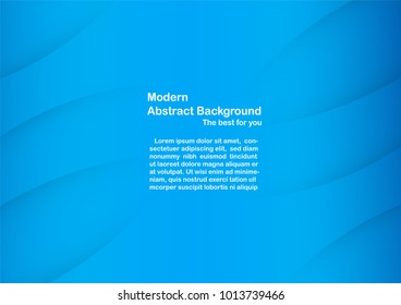 Abstract blue background with copy space for white text. Modern template design for cover, brochure, flyer, web banner and magazine.