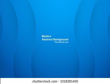 Abstract blue background with copy space for text. Modern template design for cover, brochure, web banner and magazine.