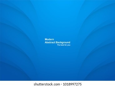 Abstract blue background with copy space for text. Modern template design for cover, brochure, web banner and magazine.