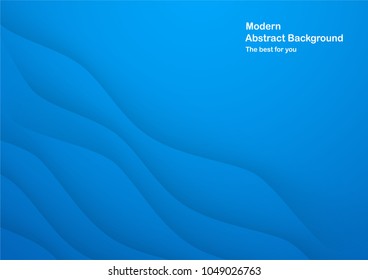 Abstract blue background with copy space for text. Modern template design for cover, brochure, web banner and magazine.