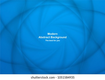 Abstract blue background with copy space for text. Modern template design for cover, brochure, web banner and magazine.