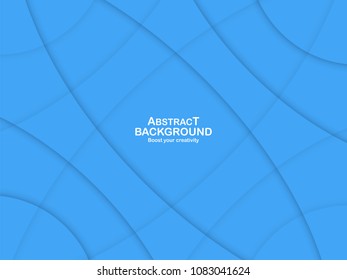 Abstract blue background with copy space for text. Modern template design for cover, brochure, web banner and magazine.