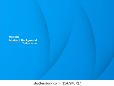 Abstract blue background with copy space for text. Modern template design for business presentation, cover, brochure, web banner and magazine.