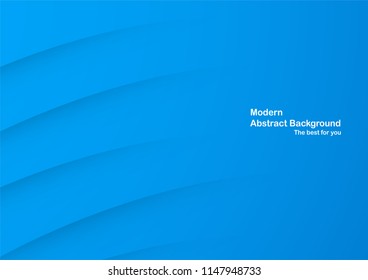 Abstract blue background with copy space for text. Modern template design for business presentation, cover, brochure, web banner and magazine.