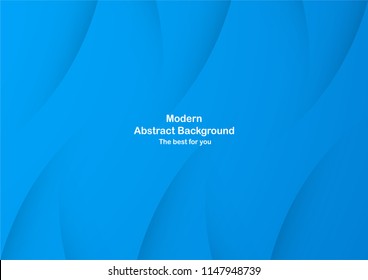 Abstract blue background with copy space for text. Modern template design for business presentation, cover, brochure, web banner and magazine.