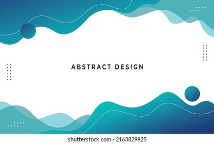 Abstract blue background with copy space for text. Modern template design for cover, brochure, flyer, web banner and magazine
