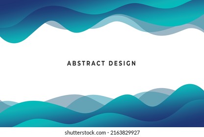 Abstract blue background with copy space for text. Modern template design for cover, brochure, flyer, web banner and magazine
