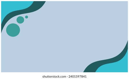 fondo azul abstracto con espacio de copia para el texto, ilustración vectorial. Plantilla de marco fluido para su diseño