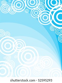 Abstract blue Background with copy space, vector illustration