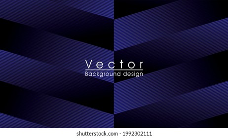 Abstract blue background with corners and lines. modern futuristic illustration technology. for website banners or posters