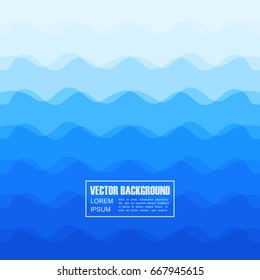 abstract blue background with curve