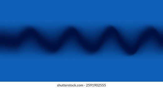 Abstract blue background ,Blue curve design smooth shape by blue color with blurred lines. vektor