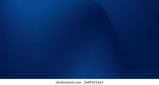 Abstract blue background ,Blue curve design smooth shape by blue color with blurred lines