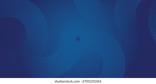 Fondo azul Abstractas, forma lisa del diseño de la curva azul por el color azul con las líneas borrosas
