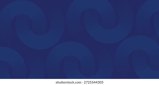 Fondo azul Abstractas, forma lisa del diseño de la curva azul por el color azul con las líneas borrosas
