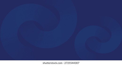Fondo azul Abstractas, forma lisa del diseño de la curva azul por el color azul con las líneas borrosas
