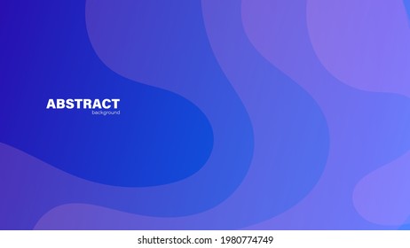 Resumen de fondo azul y forma de curva, fondo con espacio de copia para el diseño, vector.