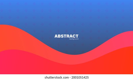 Abstract blue background and curve shape, background with copy space for design, vector.