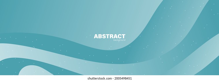 Abstrakter blauer Hintergrund und Kurvenform, Hintergrund mit Kopienraum für Design, Vektorgrafik.