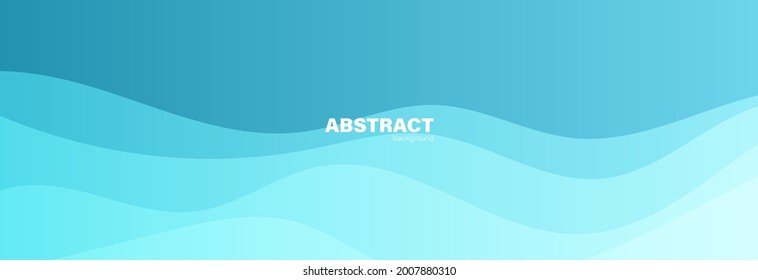 Abstract blue background and curve shape, background with copy space for design, vector.