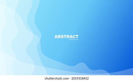 Abstract blue background and curve shape, background with copy space for design, vector.