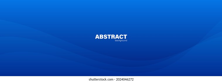 Abstract blue background and curve shape, background with copy space for design, vector.