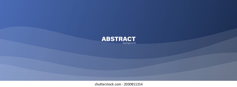 Resumen de fondo azul y forma de curva, fondo con espacio de copia para el diseño, vector.