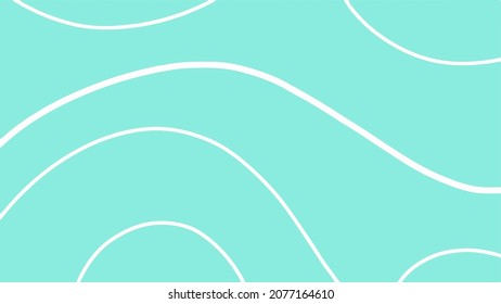 Abstract blue background and curve shape, doodle background.vector.
