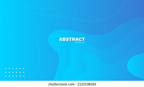 Abstract blue background and curve shape, background with copy space for design, vector.