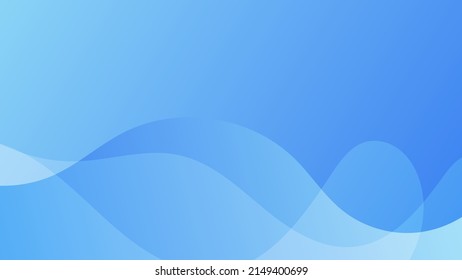 Abstrakter blauer Hintergrund und Kurvenform, Hintergrund mit Kopienraum für Design, Vektorgrafik.