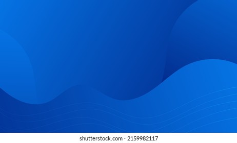 Abstract blue background and curve shape, background with copy space for design, vector.