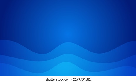 Abstract blue background and curve shape, background with copy space for design, vector.