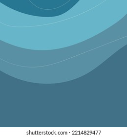 Resumen de fondo azul y forma de curva, fondo con espacio de copia para el diseño, vector.