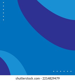 Abstract blue background and curve shape, background with copy space for design, vector.