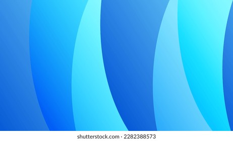 Resumen de fondo azul y forma de curva, fondo con espacio de copia para el diseño, vector.