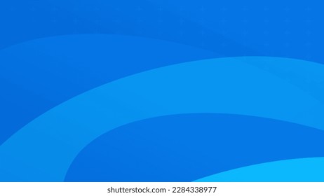 Abstract blue background and curve shape, background with copy space for design, vector.