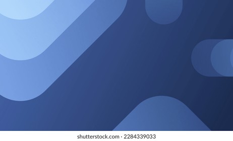 Abstract blue background and curve shape, background with copy space for design, vector.