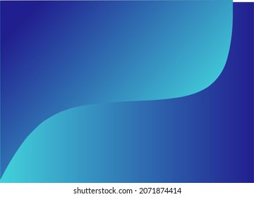 Fondo azul abstracto con degradado curvo