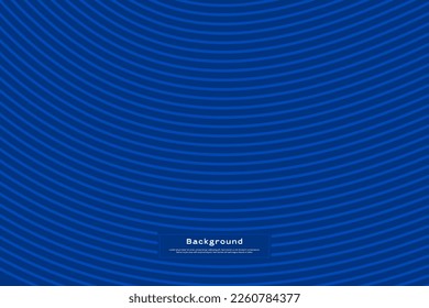 Abstract blue background with curved lines